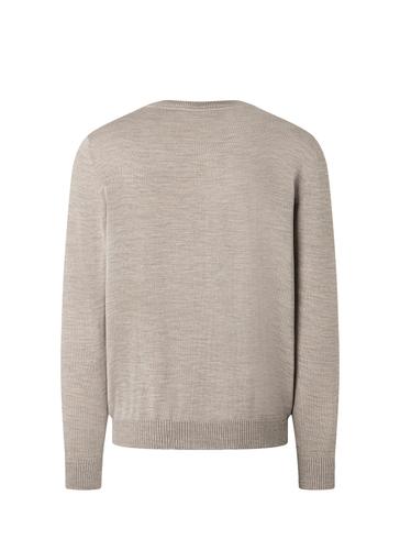 Pullover Rundhals 1/1 Arm 48 Classic Fit - Iced Latte