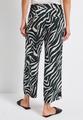 Gemusterte Wide Leg Hose 36/7/8 Hosen - Pine Grove Green