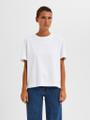 SLFESSENTIAL SS BOXY TEE NOOS Weiß S