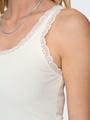 ONLSARA SHARAI LACE TANK TOP JRS NOOS S Normal geschnitten - Cloud Dancer