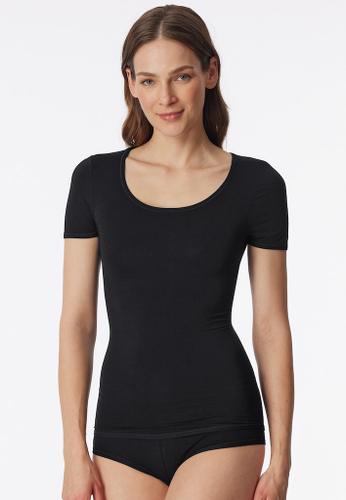 Shirt 1/2 Arm Schwarz XXL