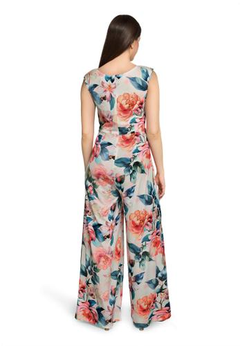 Jumpsuit 40 Tailliert - Rosé/red