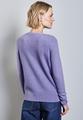Kuscheliger V-Neck Pullover 36 - Viola Lilac Mel.