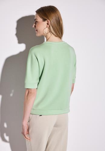 Silk-Look T-Shirt Grün 40