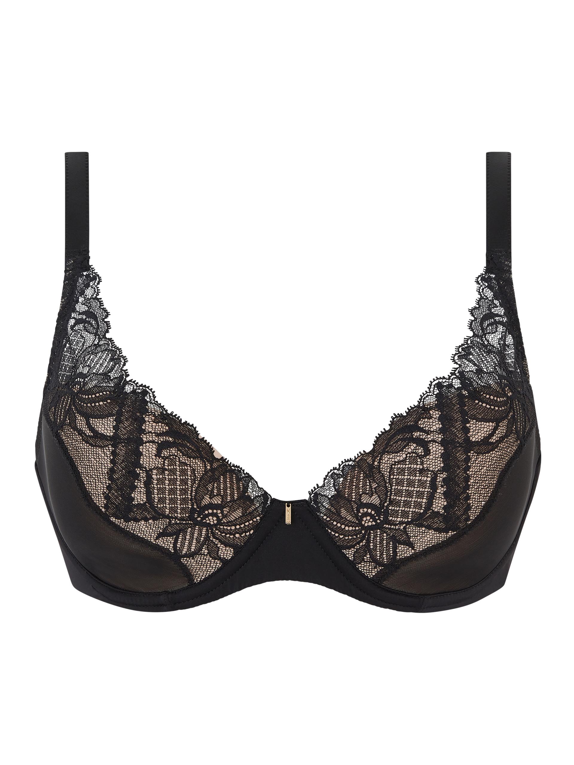 Orangerie Dream Tief ausgeschnittener T-Shirt-BH 75 B - Schwarz