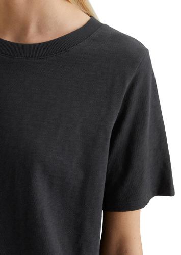 Slub-Jersey-T-Shirt loose Blau L
