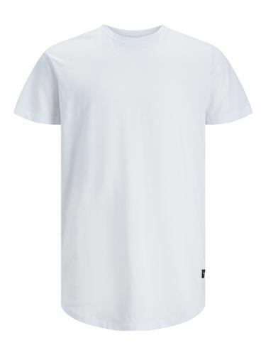 JJENOA TEE SS CREW NECK NOOS XXL Lang geschnitten - White