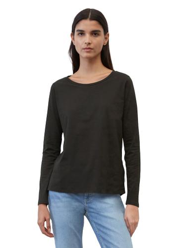 Longsleeve regular Schwarz S