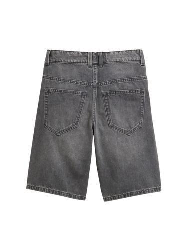 Jim Bermuda Jeans Shorts 158 Slim Fit - Used Light Stone Grey Denim