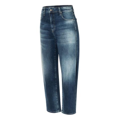 MAC JEANS - DANNI, Light authentic denim 42/OL Barrel Fit - Blau