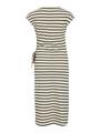 VIPOMPIA O-NECK CAP SLEEVE MIDI DRESS XS Normal geschnitten - Birch