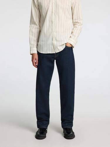 SLH196-STRAIGHT BEN KORI JEANS NOOS 32/30 Gerade geschnitten - Dark Blue Denim