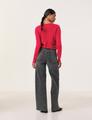 Jeans mit weitem Bein Wide Leg 40 Weites Bein - Grey Denim