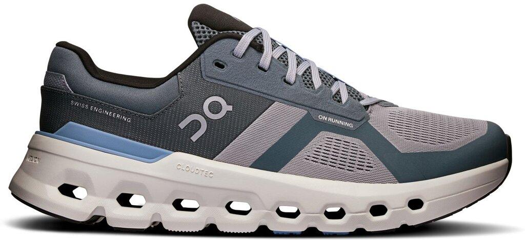 ON Herren Laufschuhe Cloudrunner 2 42 ½ in Silber