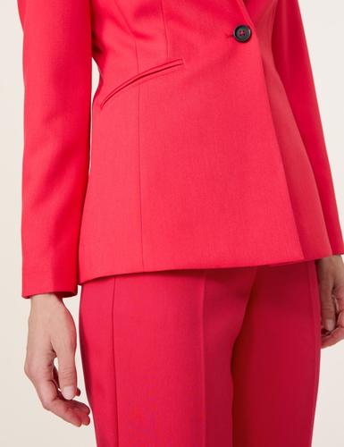 Taillierter Blazer mit Stitchings 36 Tailliert - Cherry Red