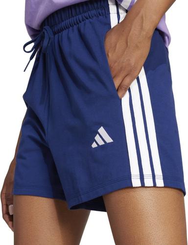 ADIDAS Damen Shorts Essentials 3-Streifen Cotton L in Blau