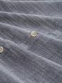 Hemd aus Baumwolle M Regular Fit - Navy Chambray