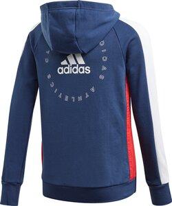 adidas Mädchen adidas Athletics Club Kapuzenjacke 128 in Blau