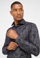 Hemd Fake Denim Langarm Blau 40/Langarm - 67cm