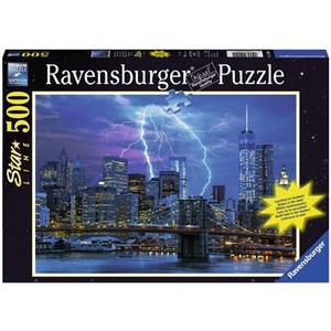 Ravensburger Puzzle - Blitze über New York, 500 Teile