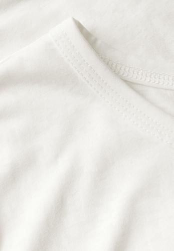 Ausbrenner-Shirt mit Wording XL - Vanilla White