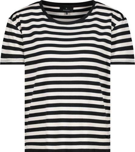 Gestreiftes T-Shirt 40 - Schwarz Ringel