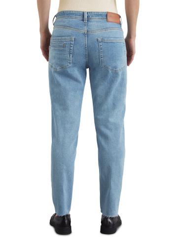 Jeans Model Theda boyfriend cropped Blau 27 32