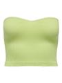 ONLGWEN RIB SWEETHEART TUBE TOP PNT L Stretch - Celery Green