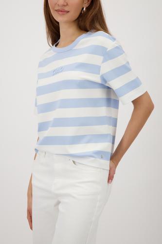 Sweatshirt mit Streifen 36 - Light Sky Ringel