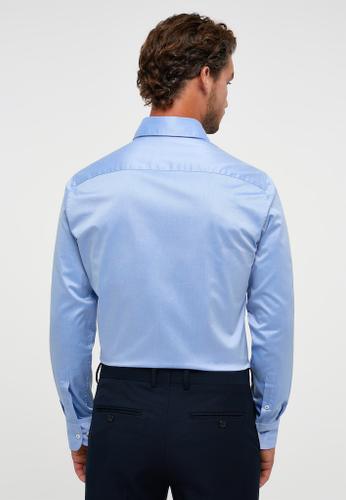 Soft Luxury Shirt Twill Langarm Blau 44/Langarm - 67cm
