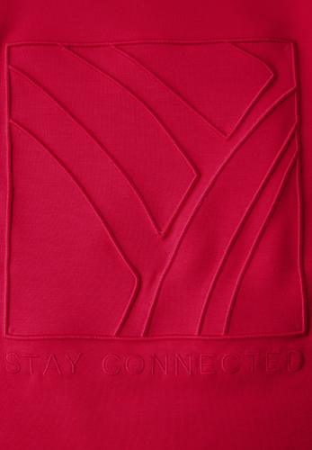 Sweatshirt mit Artwork XXL - Granita Red