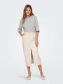 ONLSIMONI 3/4 PULLOVER KNT NOOS XL Normal geschnitten - Light Grey Melange