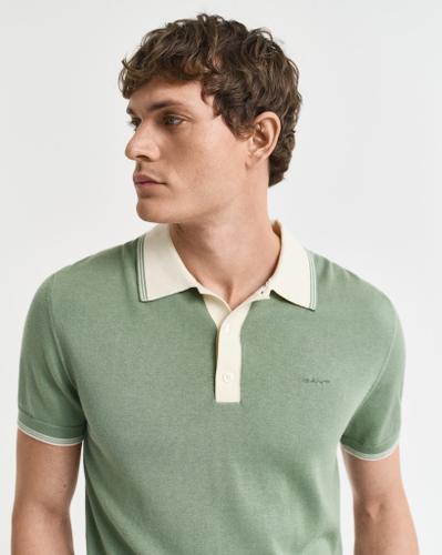 Poloshirt aus Modalmischung Grün XL