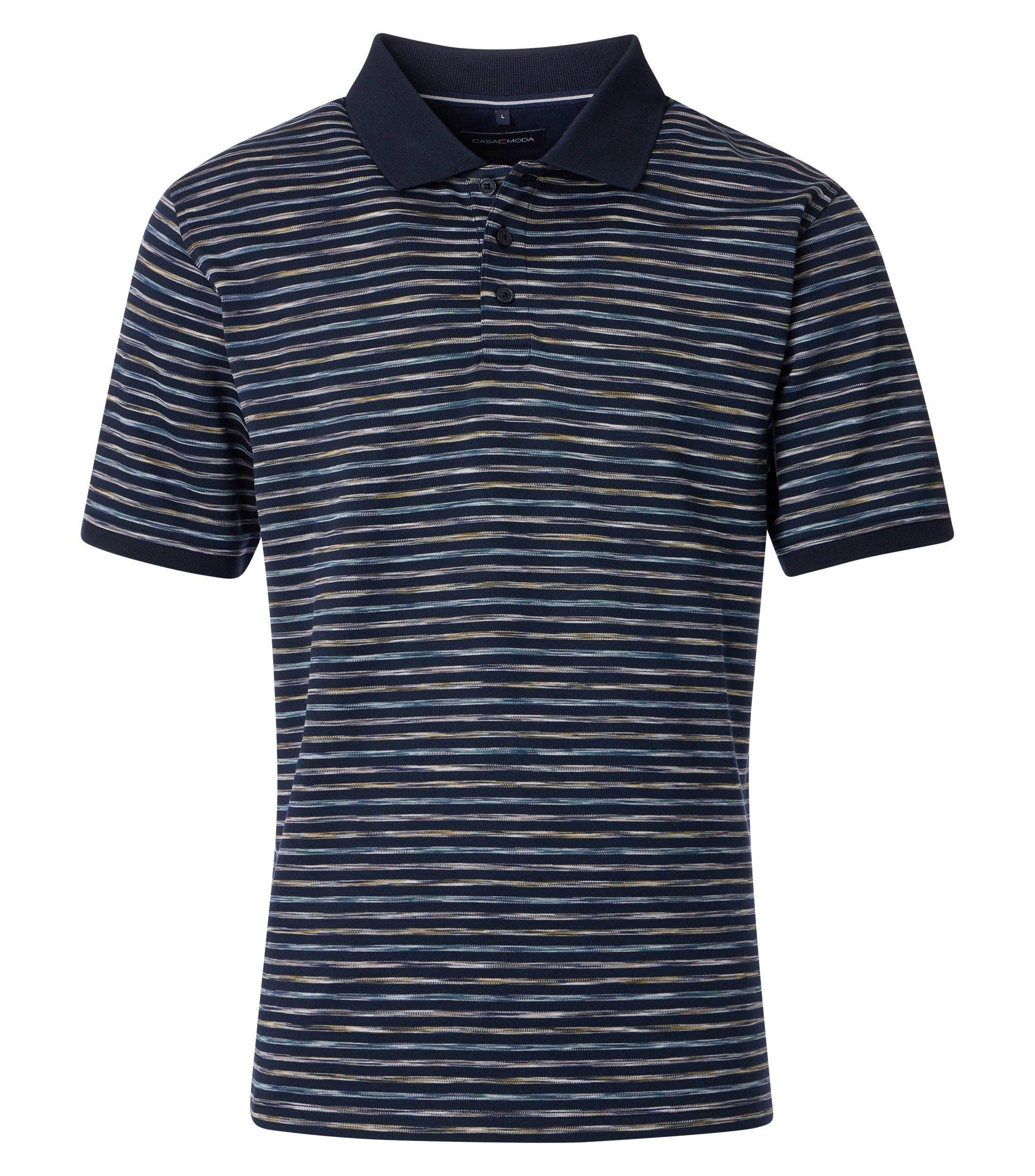Polo-Shirt L Basic Circular Knit - Blau