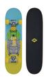 SCHILDKRÖT Skateboard Schildkröt Skateboard Kicker 31, Komplett-Board mit tollen Features für Einsteiger, konkave Deckform mit Doppel-Kick und Griptape, 9-lagiges Ahornholz, ABEC5 Kugellager, Design: Green Dog, 510604 - in Schwarz