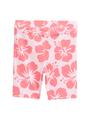 Radler-Shorts mit Blumenmuster 92/98 Skinny Fit - Big Pink Flower