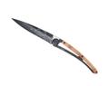 Deejo Messer 37G, Schwarz, Wacholderholz - Forelle