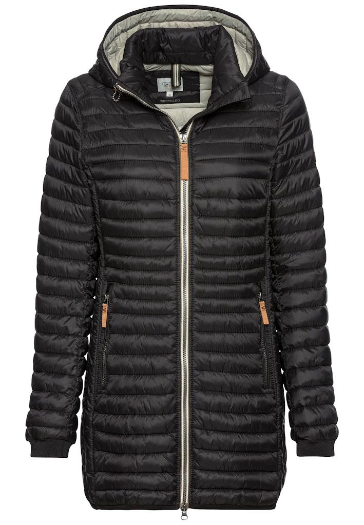 Steppjacke aus recyceltem Polyamid Schwarz 40