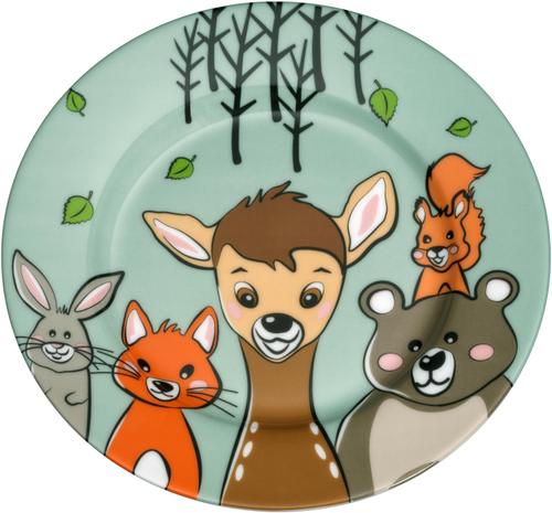 Kindergeschirr-Set Waldfreunde, 6-teilig