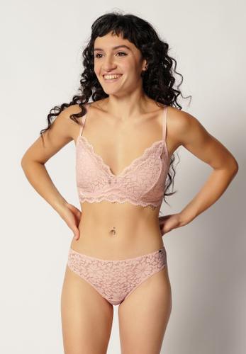 Skiny Damen Triangel gepaddet Wonderfulace Rosa 75 A