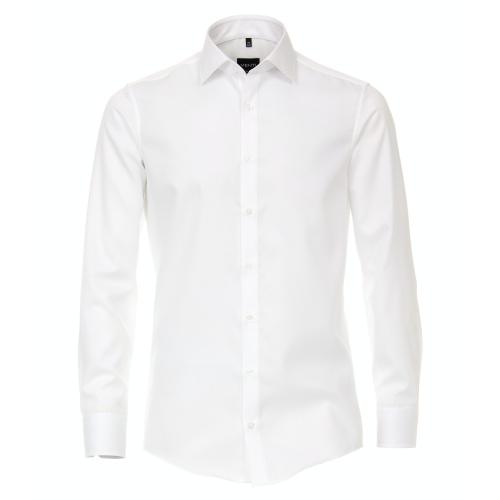 Twill Hemd uni 001880 39 VM - Weiss