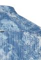 Kurzarmhemd mit Allover-Print Blau XL