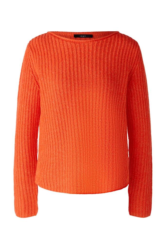 NAOLIN Pullover Baumwollmischung Orange 46
