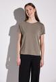Shirt in Unifarbe Braun 40
