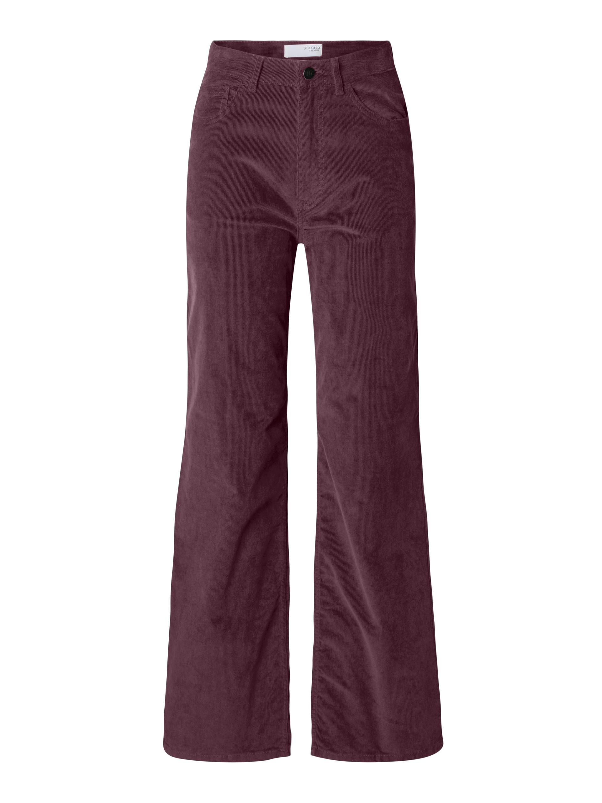 SLFWIDE RUNA HW CORDUROY PANT NOOS 27/32 Weiter Beinschnitt - Fig