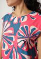 SKINY Damen Sleepshirt kurz Arm Night In SKINY 03 38 - Futuresea Flowers