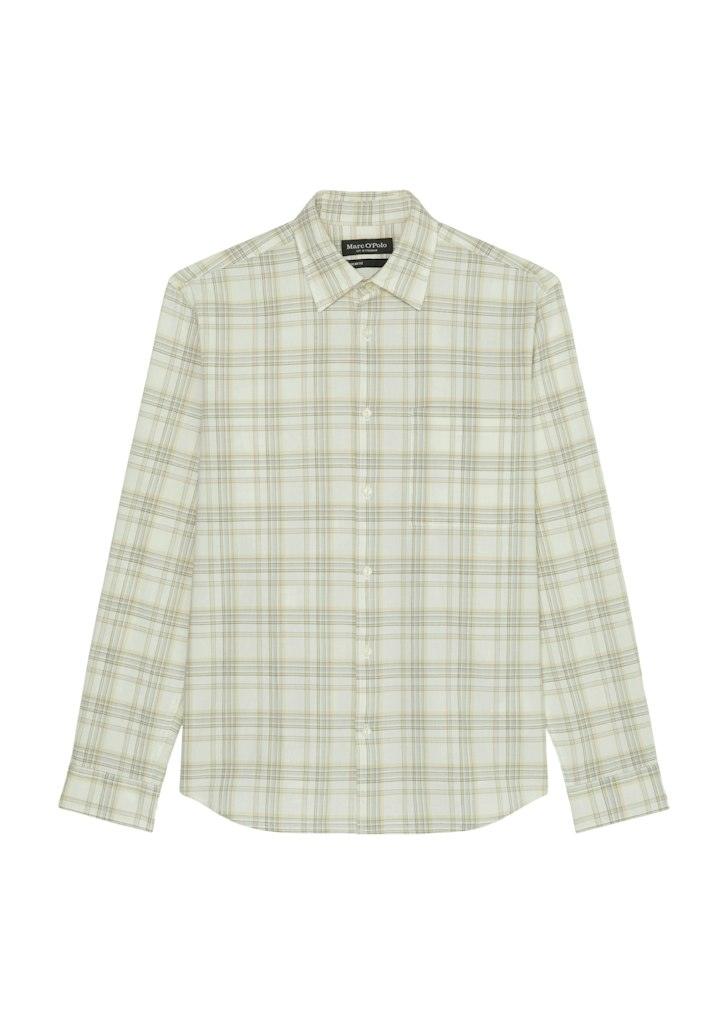 Hemd regular L - Multi/ Cotton White
