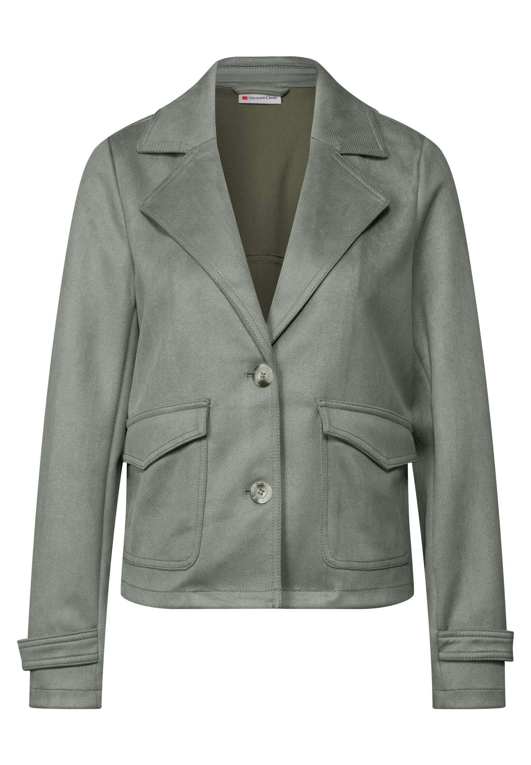 Velours Jacke 36 - Dusty Milky Green