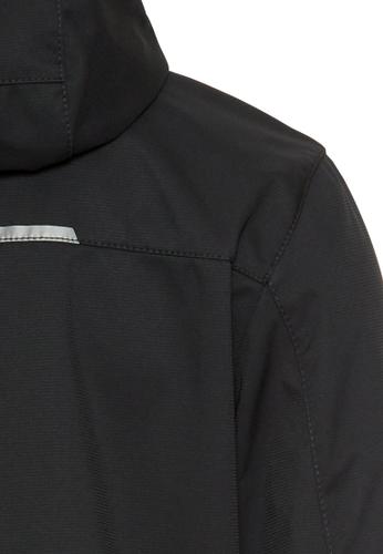 Softshell Jacke mit abnehmbarer Kapuze 52 Regular Fit - Asphalt