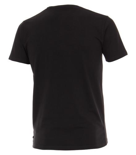 T-Shirt Halbarm Doppelpack 012600 M Basic Circular Knit - Schwarz